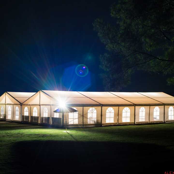 lighting hire by event marquees | © event marquees