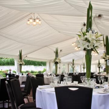 reception marquee hire by event marquees | © event marquees