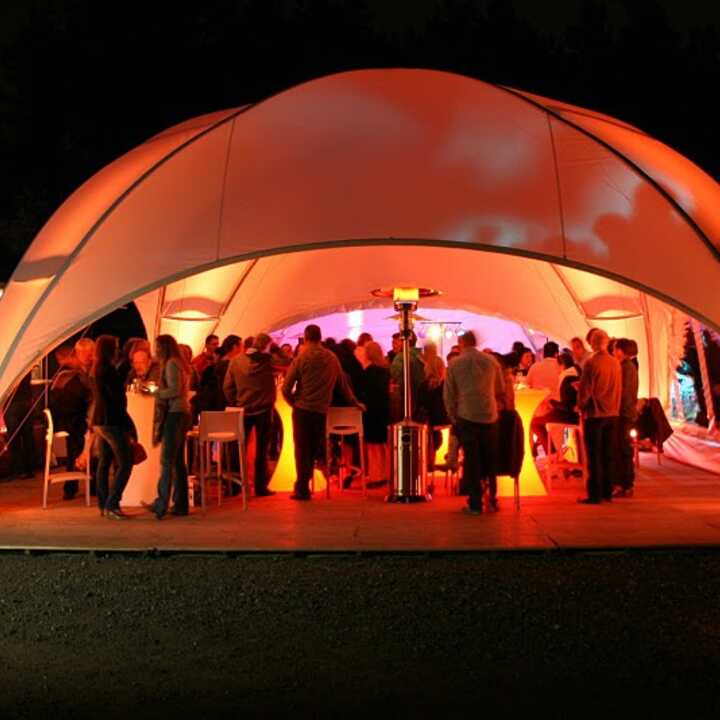 heater hire by event marquees | © event marquees