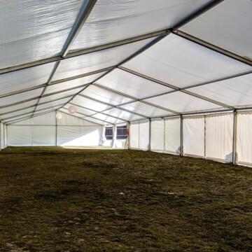 Temporary Warehouse Structure Hire by Event Marquees | © Event Marquees