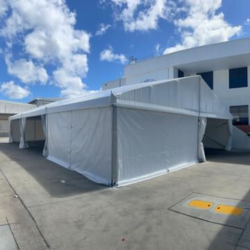 Temporary Warehouse Structures by Event Marquees | © Event Marquees