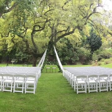 White Folding Chair for Sale by Event Marquees | © Event Marquees