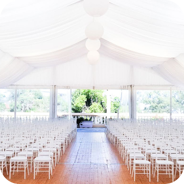 Wedding Ceremony Marquee by Event Marquees | © Event Marquees