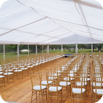 Clear Wedding Ceremony Marquee by Event Marquees | © Event Marquees
