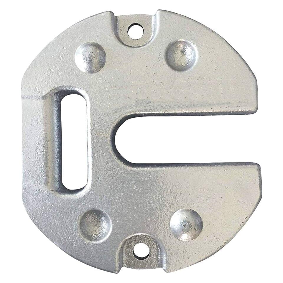 10kg Silver Cast Iron Gazebo Weights | © Event Marquees