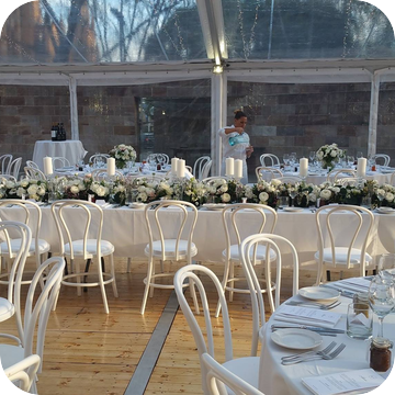 chair hire by event marquees | © Event Marquees