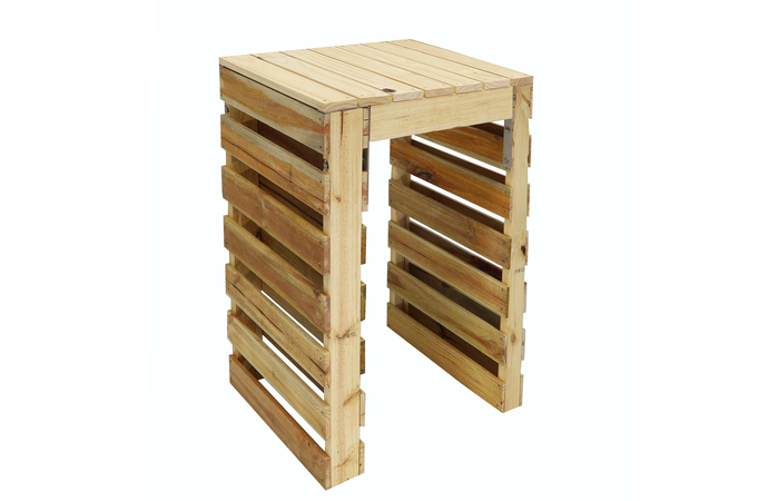 Pallet Cocktail Table Hire by Event Marquees | © Event Marquees