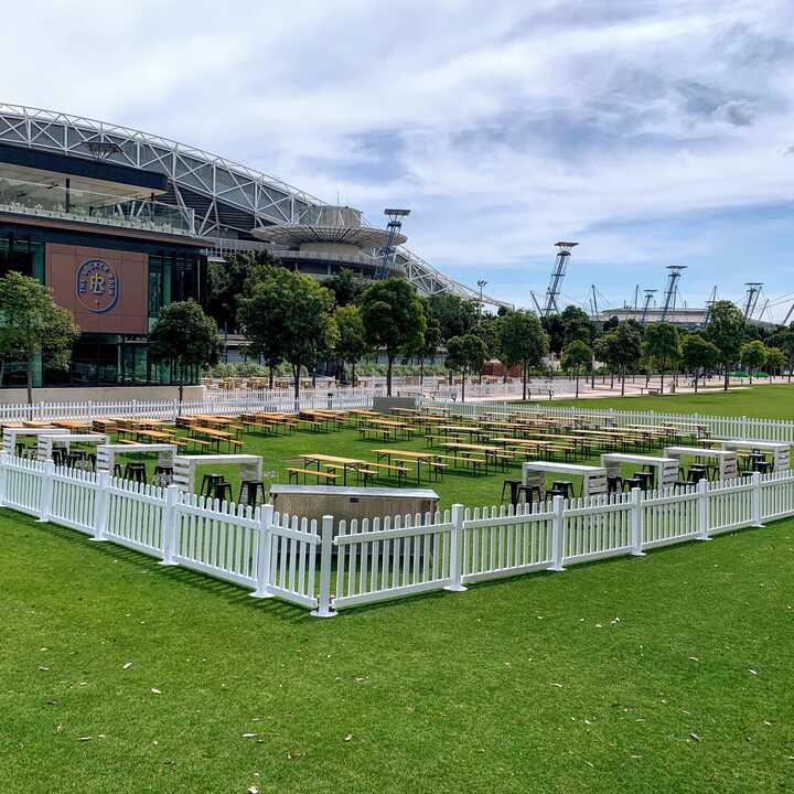 Picket Fence Hire by Event Marquees | © Event Marquees
