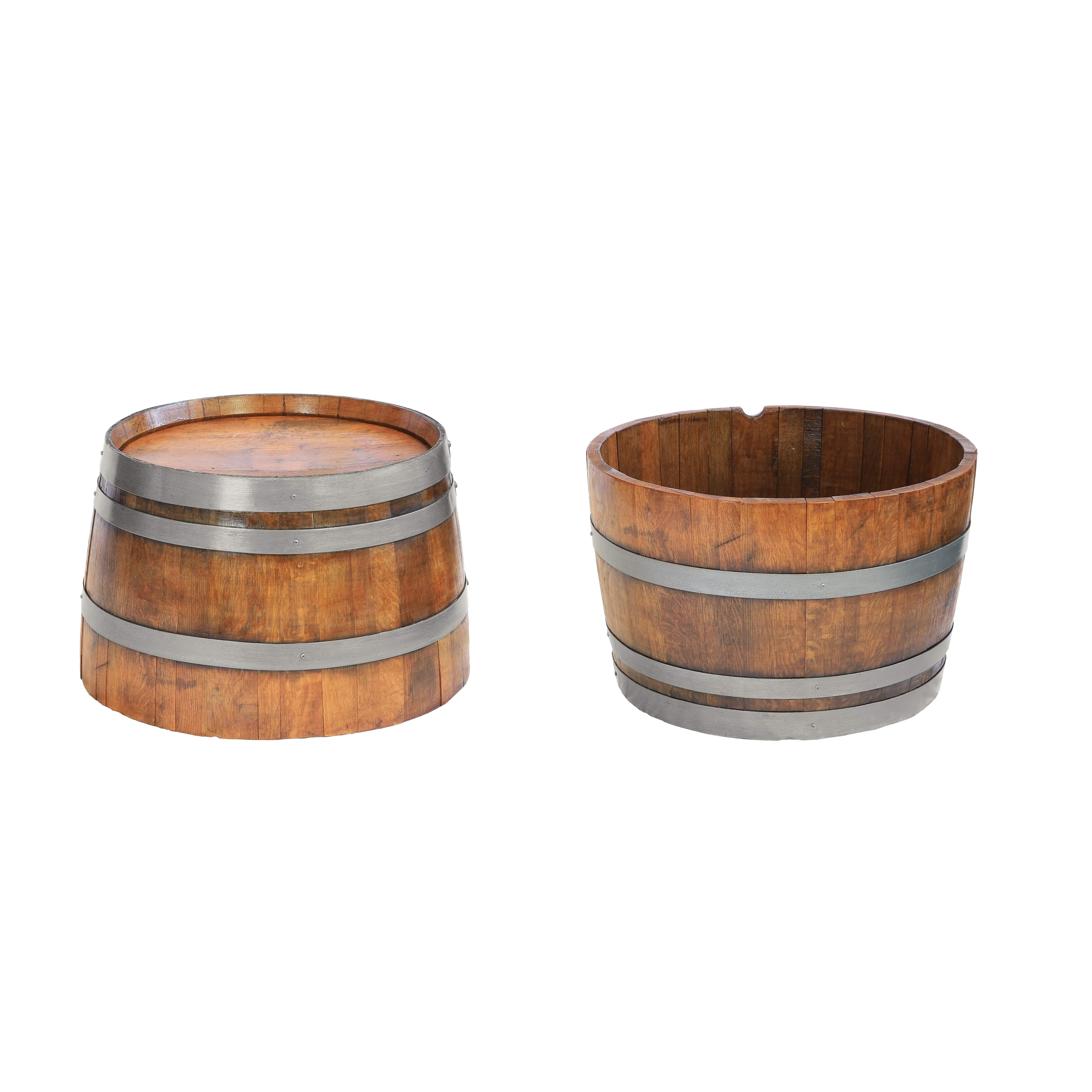 Half Wine Barrel
