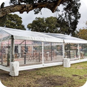 Clear Marquee Hire by Event Marquees | © Event Marquees