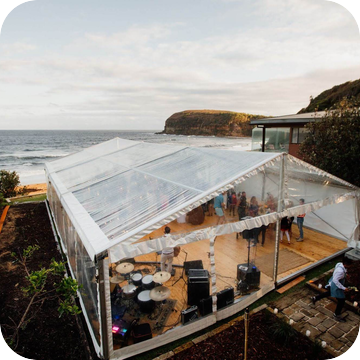 Clear Marquee Hire by Event Marquees | © Event Marquees