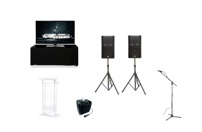 AV System for Hire by Event Marquees | © Event Marquees