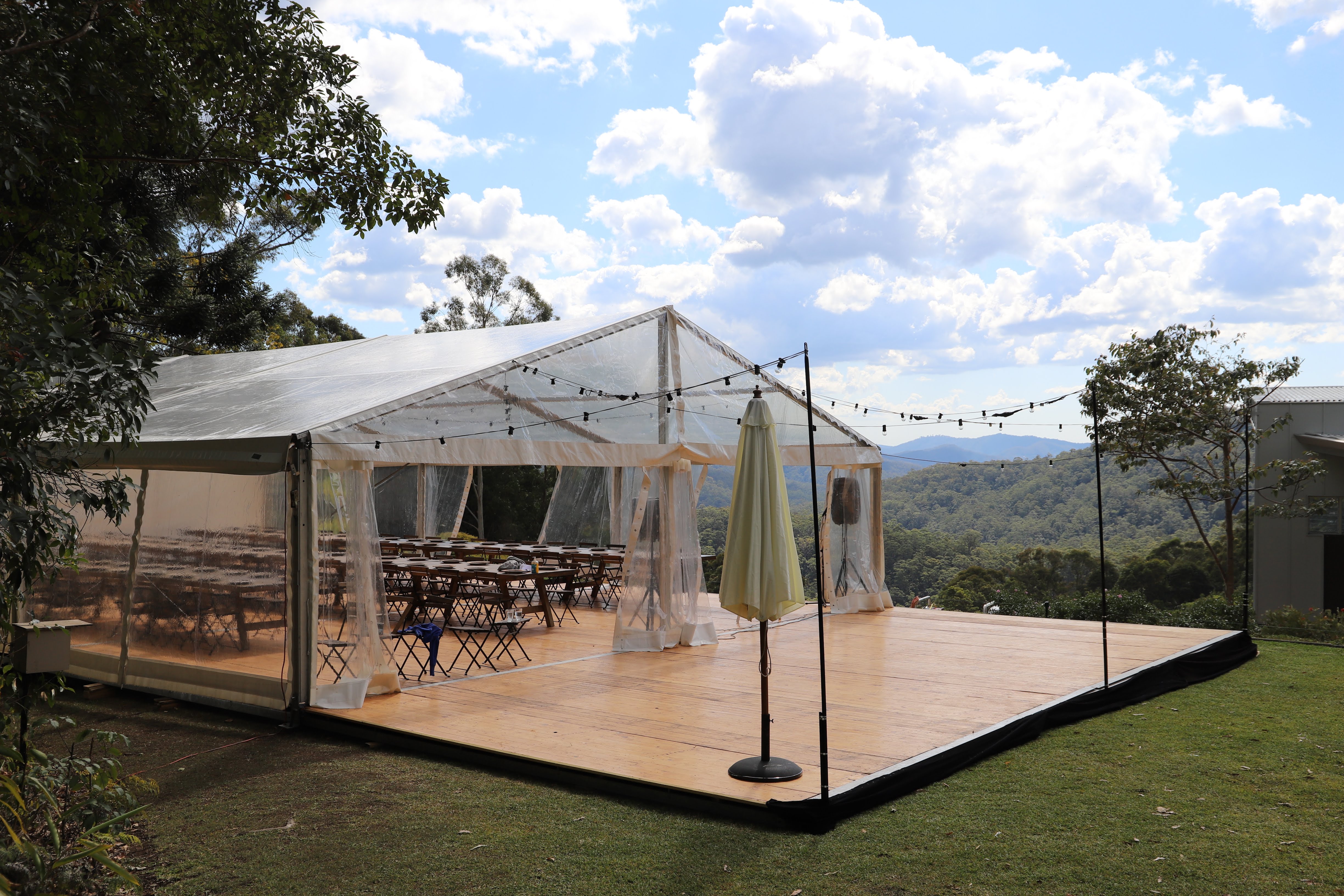Farm Table Hire by Event Marquees | © Event Marquees