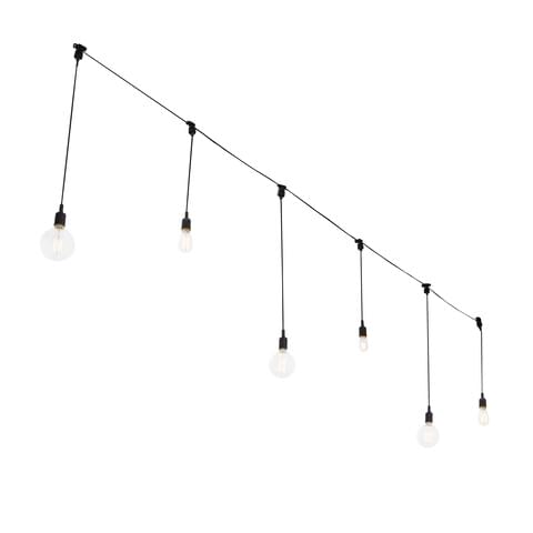 10m Festoon Lights - 10x1m Dropdown Edison Globe