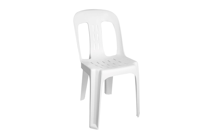 white plastic chair | © event marquees