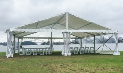 wedding marquee by event marquees