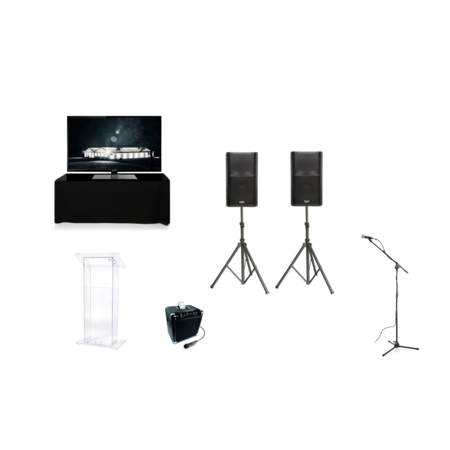AV System for Hire by Event Marquees | © Event Marquees