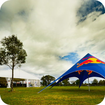 marquee hire for redbull by event marquees | © event marquees