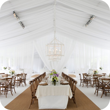 wedding marquee hire by event marquees | © event marquees