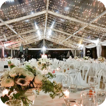 clear marquee hire by event marquees | © event marquees