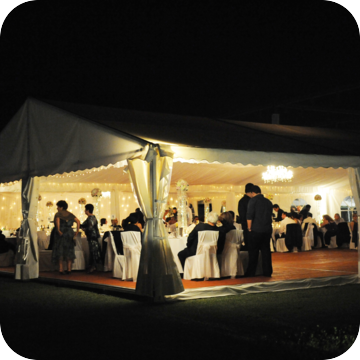 wedding marquee by event marquees | © event marquees