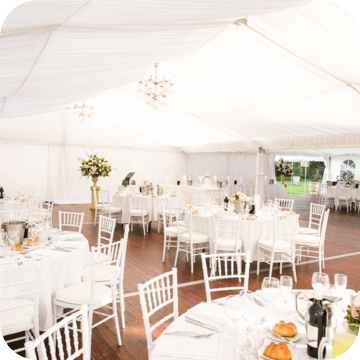 wedding marquee hire by event marquees | © event marquees