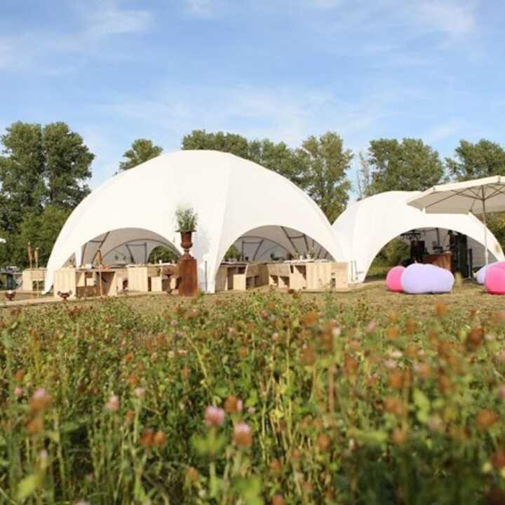 wedding dome hire by event marquees | © event marquees