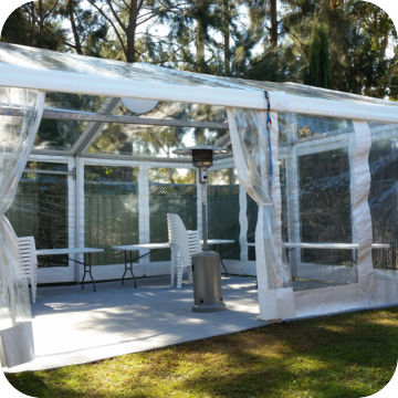 clear marquee hire by event marquees | © event marquees