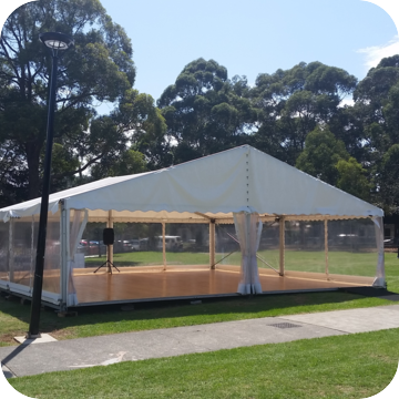 wedding marquee by event marquees | © event marquees