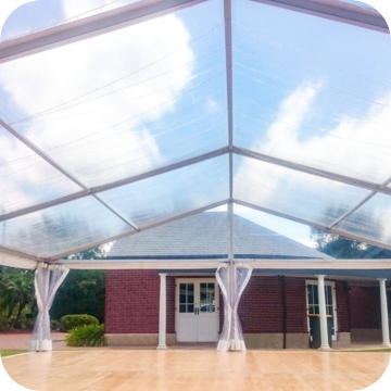 clear marquee hire by event marquees | © event marquees