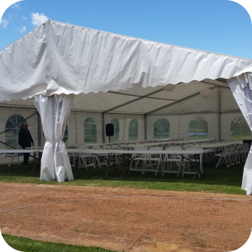 wedding marquee hire by event marquees | © event marquees