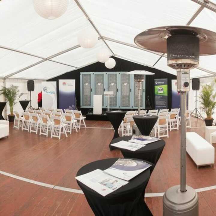 heater hire by event marquees | © event marquees | © event marquees