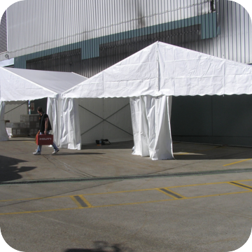 temporary warehouse structures by event marquees | © event marquees temporary warehouse structures by event marquees | © event marquees