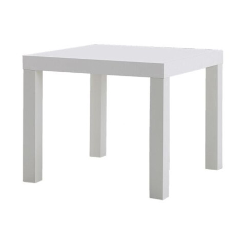Square Cafe Table White Hire