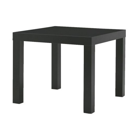 Square Cafe Table Black Hire