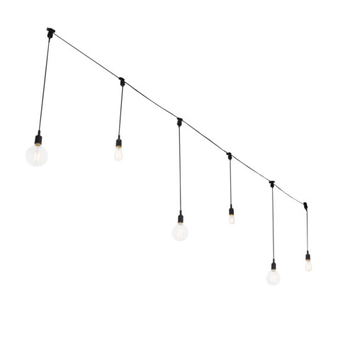 10m Festoon Lights - 10x1m Dropdown Edison Globe