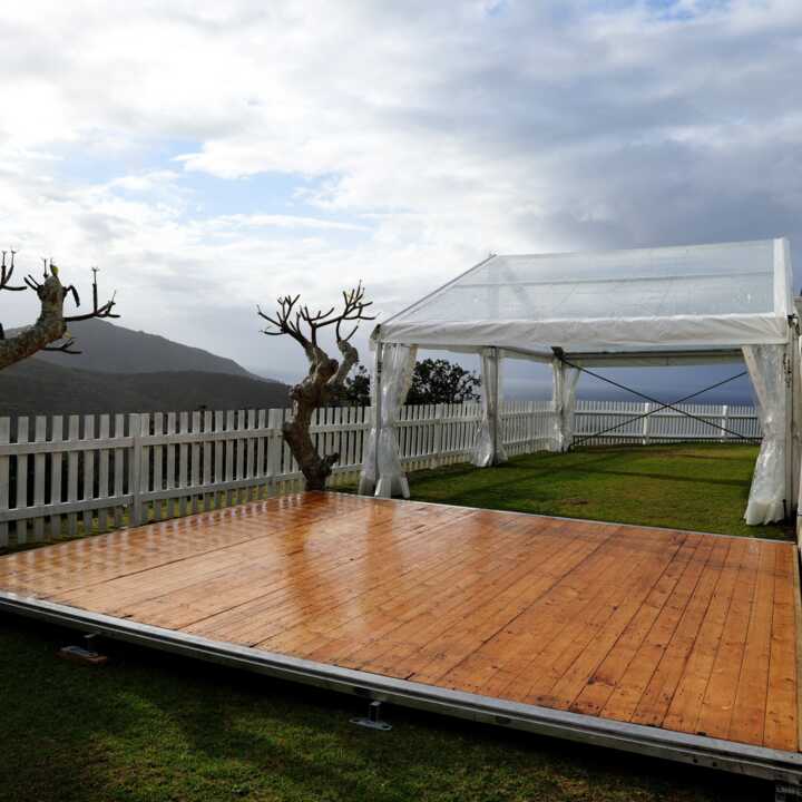 Outdoor Flooring Hire by Event Marquees | © Event Marquees