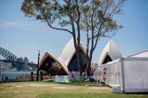 Marquee at Bennelong Lawn, Sydney