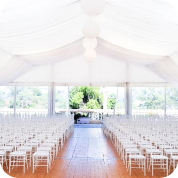 Wedding Marquee Hire by Event Marquees | © Event Marquees