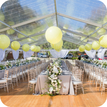 Wedding Marquee Hire by Event Marquees | © Event Marquees