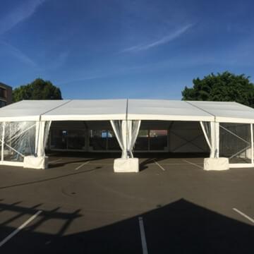 emergency marquee shelter
