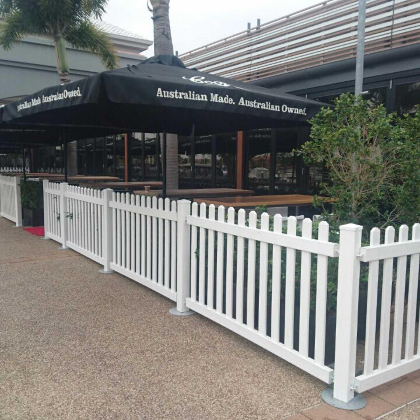 PVC Picket Fence SALE Portable temporary PVC fencing panels for sale