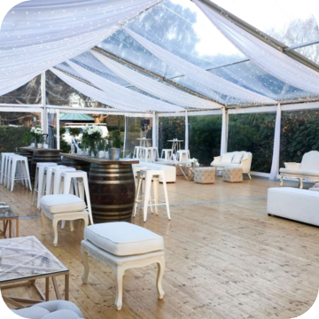 Clear Marquee Hire by Event Marquees | © Event Marquees