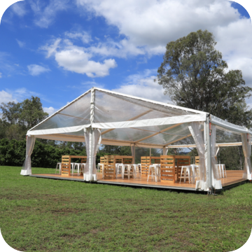 Clear Marquee Hire by Event Marquees | © Event Marquees