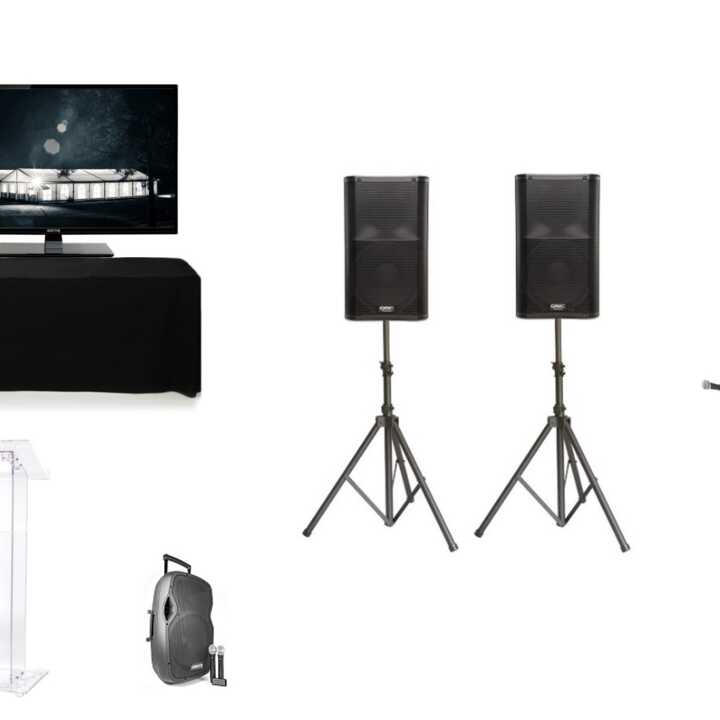 AV System for Hire by Event Marquees | © Event Marquees | © Event Marquees