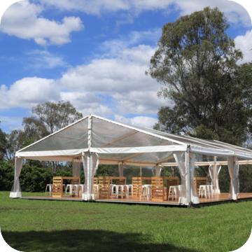 Marquee hire by Event Marquees | © Event Marquees