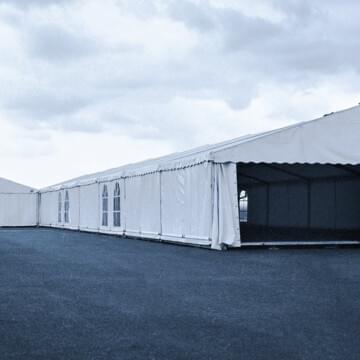 Temporary Warehouse Structure Hire by Event Marquees | © Event Marquees | © Event Marquees