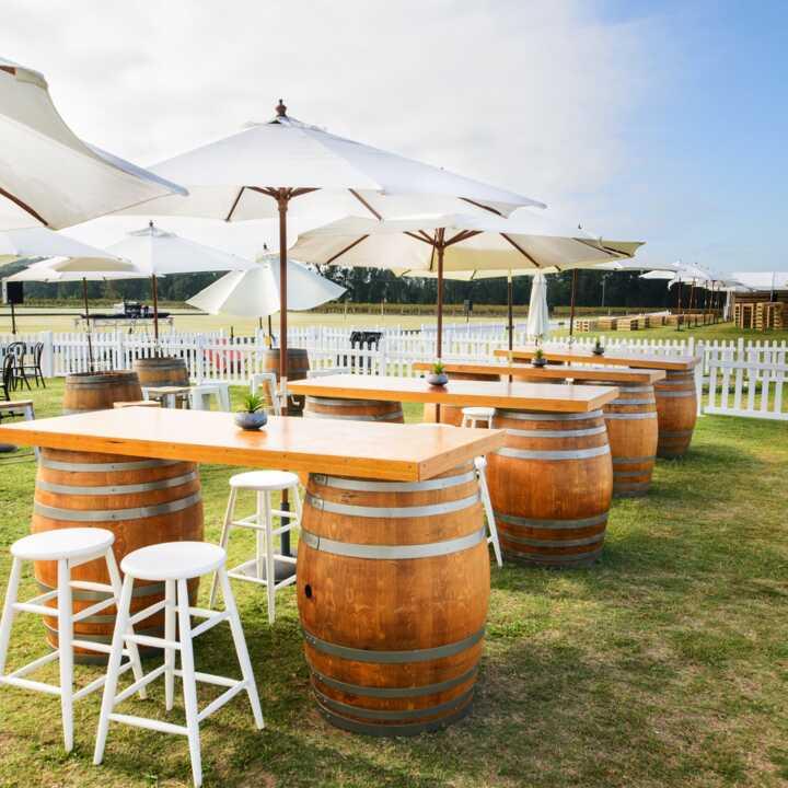 Wine Barrel Hire by Event Marquees | © Event Marquees