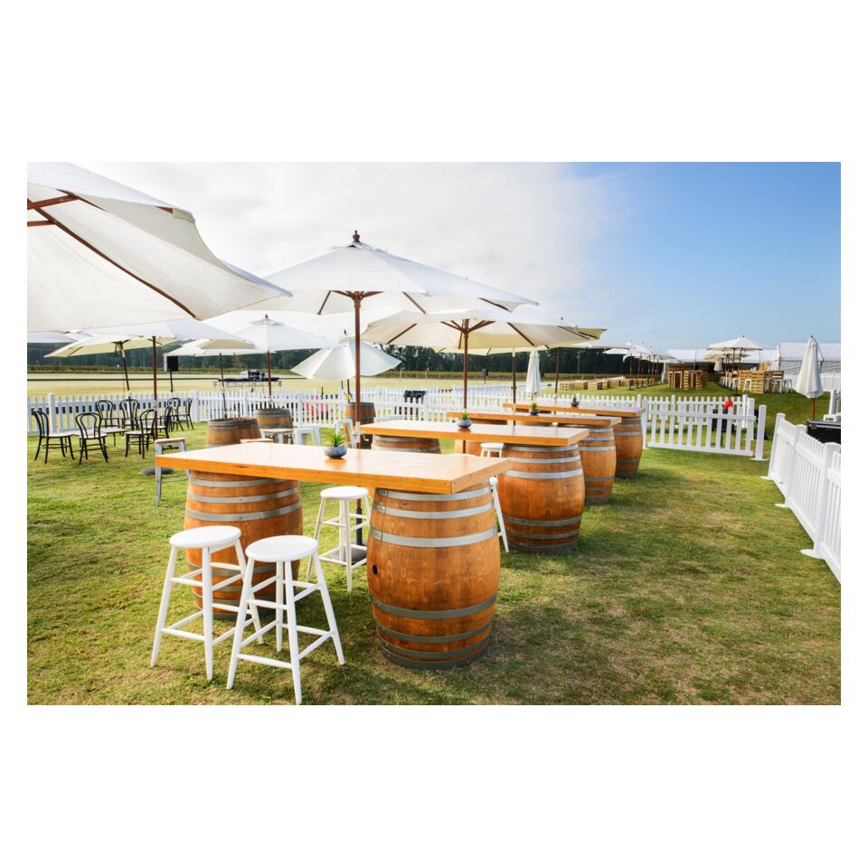 Wine Barrel Hire by Event Marquees | © Event Marquees