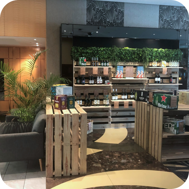 Pallet Furniture for HIRE pallet tables & bars